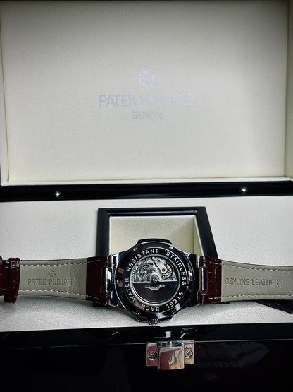 PP Leather Straps (Swiss Like Movement)