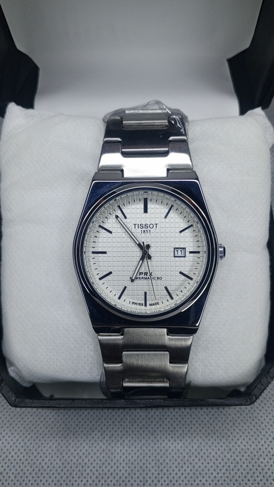Tissot PRX Men's Watch - Swiss Made Stainless Steel Luxury Timepiece